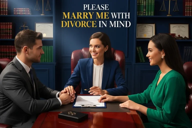please marry me with divorce in mind